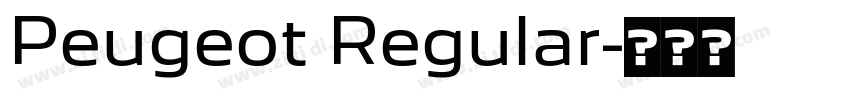 Peugeot Regular字体转换 Peugeot Regular字体转换